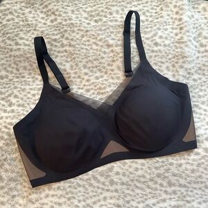 Honeylove Crossover Bra - Black - Size Large